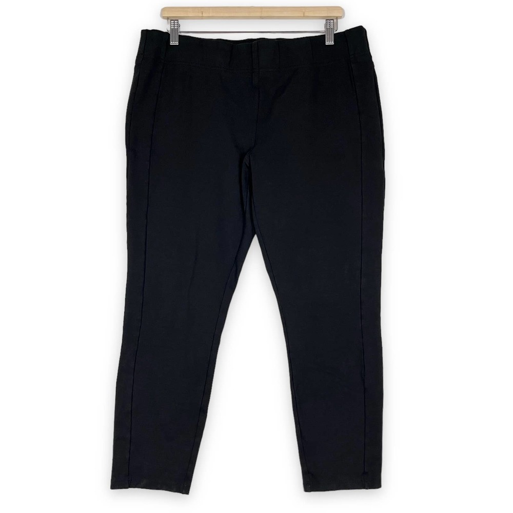 Ann Taylor LOFT Black Pull On Ponte Knit Leggings XL